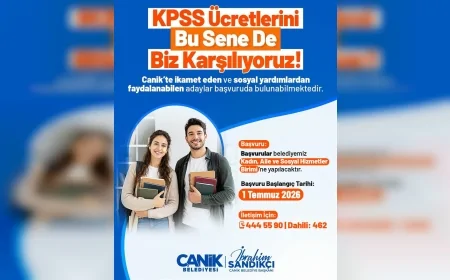 Canik Belediye Başkanı İbrahim Sandıkçı: “Canik'te gençlerimizin KPSS başvuru ücretlerini karşılıyoruz”