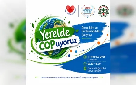 Giresun Belediyesi Genç İklim ve Sürdürülebilirlik Çalıştayı ile çocukların ve gençlerin önerilerini karar süreçlerine taşıyor