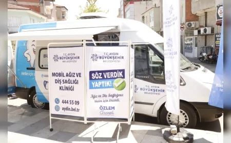 Aydın Büyükşehir Belediye Başkanı Özlem Çerçioğlu'nun Mobil Ağız ve Diş Sağlığı Klinikleri Germencik ve Koçarlı'da vatandaşlarla buluştu