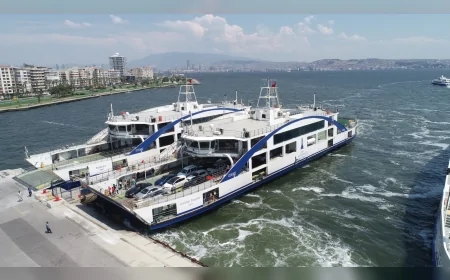 İZDENİZ'in Bostanlı–Üçkuyular Ek Seferleriyle Yaklaşık 20 Bin Araç Kara Trafiği Yerine Deniz Ulaşımını Tercih Etti!