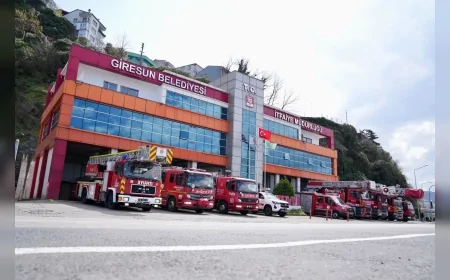Giresun Belediyesi İtfaiye Müdürlüğü Yılın İlk 6 Ayında 161 Vakaya Müdahale Etti, 67 Eğitim ve 304 Denetim Gerçekleştirdi!