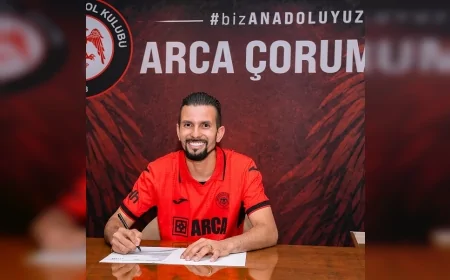 Marcos Felipe, Eyüpspor'dan ARCA Çorum FK'ya 2+1 Yıllık Sözleşmeyle Transfer Oldu