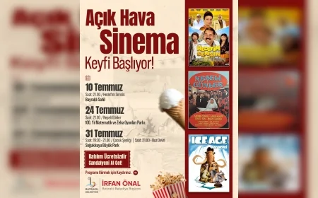 Bayraklı Belediye Başkanı İrfan Önal: “Açık Hava Sinema Günleri ile kültür ve sanatı mahallelerimize taşıyoruz”