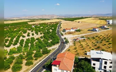 Malatya Büyükşehir Belediyesi Karahan Mahallesi'nde 8 Kilometrelik Yol Çalışmasını Tamamladı