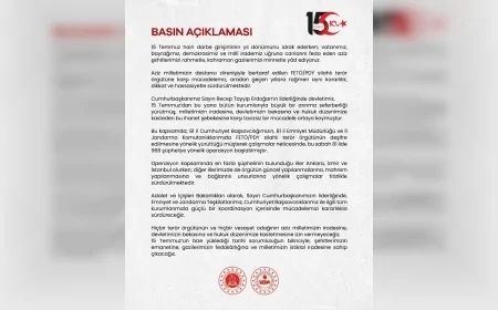 Adalet Bakanı Akın Gürlek: “FETÖ'nün mahrem yapılanmasına yönelik 81 ilde 968 şüpheliyi kapsayan geniş çaplı operasyon başlatıldı”
