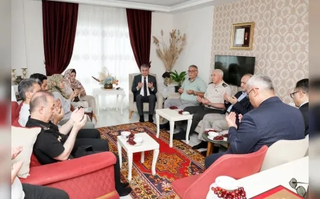 Vali Mustafa Yavuz: “Devletimizin şefkati ve milletimizin vefasıyla şehit ailelerimizin daima yanında olmaya devam edeceğiz”