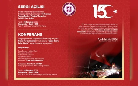 Yargıtay Üyesi Ömer Faruk Aydıner, Elazığ'da "İrade Bizim Zafer Bizim" konferansına katılacak