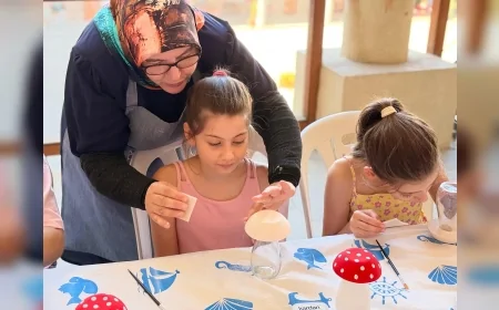 Şehzadeler Belediyesi Tarihi Kurşunlu Han’da düzenlediği Atölye Günleri ile Manisalıları sanatın üretici gücüyle buluşturdu