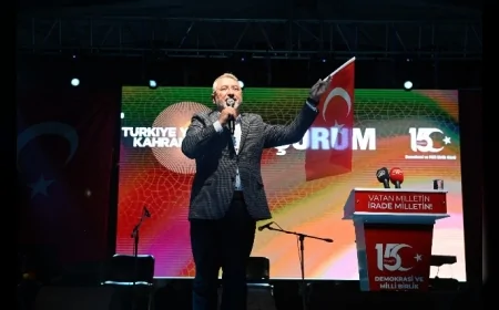 ÇORUM BELEDİYE BAŞKANI DR. HALİL İBRAHİM AŞGIN: “15 TEMMUZ'DA MİLLETİMİZ MİLLİ İRADESİNE ONURLU BİR ŞEKİLDE SAHİP ÇIKTI”