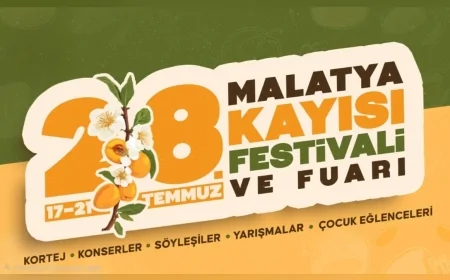 28. Malatya Kayısı Festivali ve Fuarı 17 Temmuz'da kapılarını açıyor, beş gün boyunca dolu dolu etkinlikler düzenlenecek