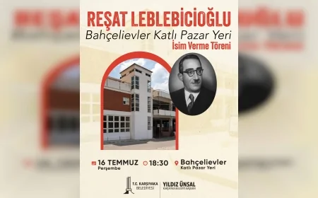 Karşıyaka Belediye Başkanı Yıldız Ünsal: “Reşat Leblebicioğlu’nun adını bağış yaptığı alanda yaşatacağız”