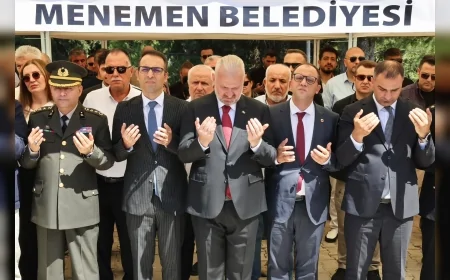 Menemen Belediye Başkanı Aydın Pehlivan: “Yüzyıl geçse de ihaneti unutturmayacağız”