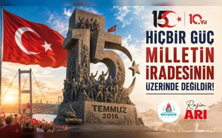 Başkan Rasim Arı: 15 Temmuz demokrasi tarihimize yazılan bir destandır
