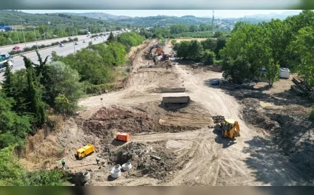 Bursa Büyükşehir Belediyesi Osmangazi’de 2 kilometrelik yeni atıksu kollektör hattı çalışmalarına başladı
