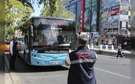 EGO Genel Müdürlüğü: “Toplu Taşımada Klima Denetimlerini Yaz Döneminde Aralıksız Sürdürüyoruz”