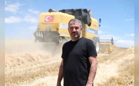 Pursaklar Belediye Başkanı Ertuğrul Çetin: “Hasat ettiğimiz ürünleri ihtiyaç sahibi vatandaşlarımızın sofralarına ulaştırıyoruz”