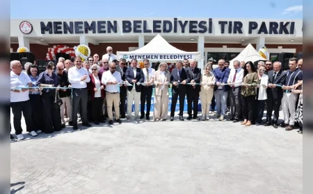 Menemen Belediye Başkanı Aydın Pehlivan: “Menemen marka kent haline geldi, TIR Parkı tüm şoförlerimize hayırlı olsun”