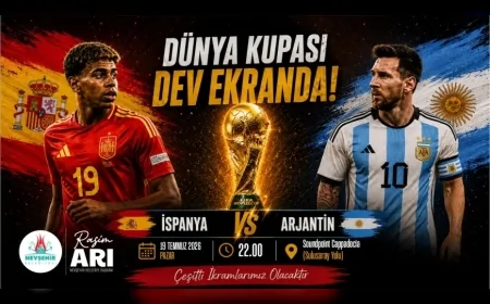 Nevşehir Belediyesi 72. Yıl Etkinliklerinde Sakiler Konseri, FIFA Dünya Kupası Finali ve Milli Takım Forması Çekilişi Aynı Akşam Düzenlenecek