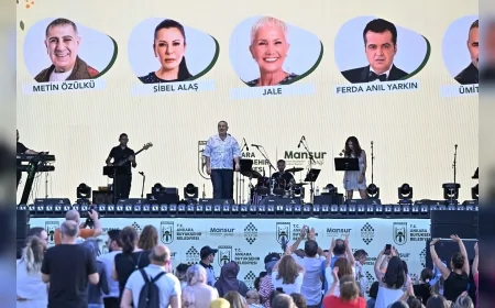 Ankara Büyükşehir Belediyesi ATA Çiftliği'nde düzenlenen Hasat Şenliği binlerce Başkentliyi üretim, doğa ve 90'lar konserinde buluşturdu