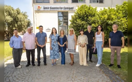Çeşme Belediye Başkanı Lal Denizli: “İzmir Gazeteciler Cemiyeti’nin çalışmalarını takdir ediyoruz”