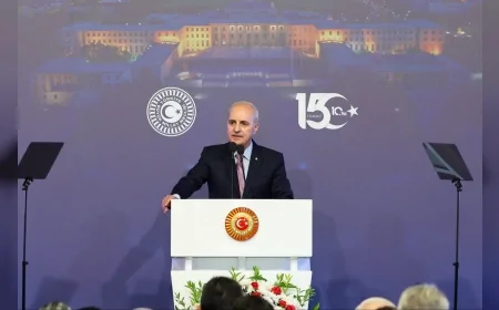 TBMM Başkanı Numan Kurtulmuş: “Türkiye, Kıbrıs Türk halkının meşru haklarının ve Ada’da barışın garantörüdür”