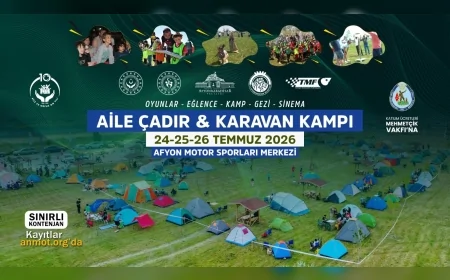 Afyonkarahisar Belediyesi Aile Çadır ve Karavan Kampı ile aileleri doğada buluşturacak, katılım bedelleri Mehmetçik Vakfı'na bağışlanacak