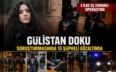 Gülistan Doku Soruşturmasında 5 İlde Eş Zamanlı Operasyon Düzenlendi, 15 Şüpheli Gözaltına Alındı