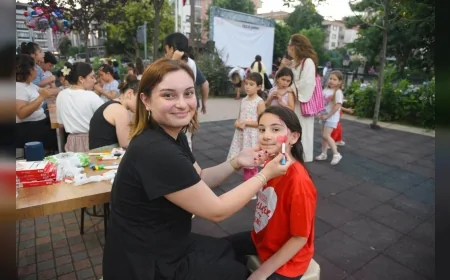 Giresun Belediyesi Yaz Etkinlikleri açık hava sinemasıyla çocuklar ve aileleri bir araya getirdi