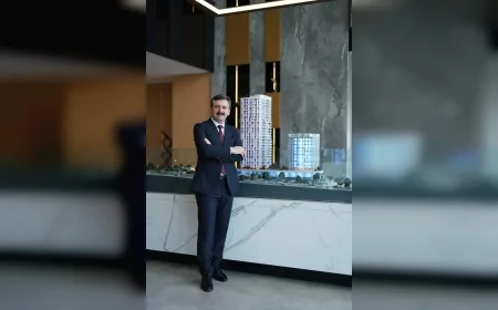 Ünsal Şirketler Grubu Yönetim Kurulu Başkanı Orhan Ünsal'dan hava taksi gösterimi Ankara'dan Gümüşhane'deki köyüne uçtu