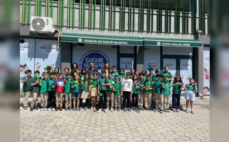 Eskişehir Büyükşehir Belediyesi Çocuk Hakları Birimi İlk 6 Ayda 163 Atölyeyle Binlerce Çocuğu Hak Temelli Eğitimlerle Buluşturdu