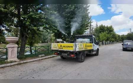 Odunpazarı Belediyesi Yaz Boyunca Halk Sağlığı İçin İlaçlama Çalışmalarını Aralıksız Sürdürüyor