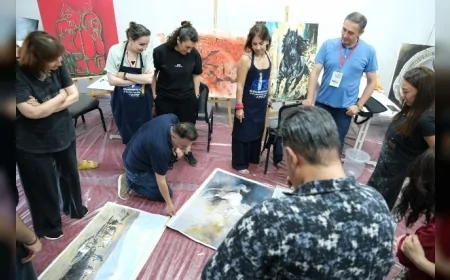 Çorum'da 8. Uluslararası Sanat Çalıştayı Başladı, 34 Sanatçı Eserleriyle Kente Kalıcı Kültürel Miras Bırakacak