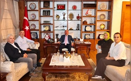 Çorum Kafkas Kültür Derneği Başkanı Ömer İder, Vali Ali Çalgan'ı Kafkas Festivali'ne davet etti