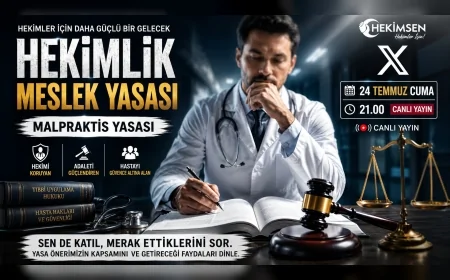HEKİMSEN Genel Başkanı Uzm. Dr. Adil Kurban: “Hekimlik Meslek Yasası sağlık hizmetinin niteliğini ve hasta güvenliğini güçlendirecek”