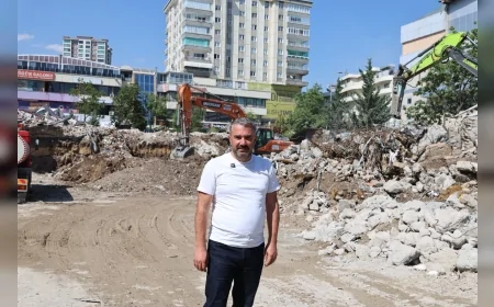 Pursaklar Belediye Başkanı Ertuğrul Çetin: “Altı otopark üstü görkemli bir kent meydanı inşa ediyoruz”