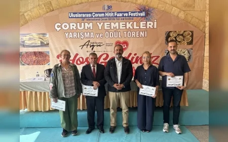 Çorum Belediyesi'nin düzenlediği yöresel lezzet yarışmasında Çorum mutfağının en özel tatları ödüllendirildi