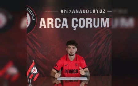Arca Çorum FK, Romanya Milli Takımı'nın genç sol beki Andrei Borza ile 4+1 yıllık sözleşme imzaladı