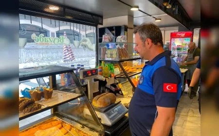 GİRESUN BELEDİYESİ FIRINLARDA DENETİM GERÇEKLEŞTİRDİ EKMEK GRAMAJI VE FİYATLARI KONTROL EDİLDİ