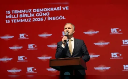 İnegöl Belediye Başkanı Alper Taban: ''15 Temmuz Ruhunu İnegöl Meydanında Yaşatmaya Devam Edeceğiz''