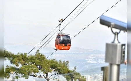 İzmir Büyükşehir Belediyesi Balçova Teleferik Tesisleri Kapsamlı Bakım Ve Yenileme Çalışması İçin Geçici Olarak Kapanıyor
