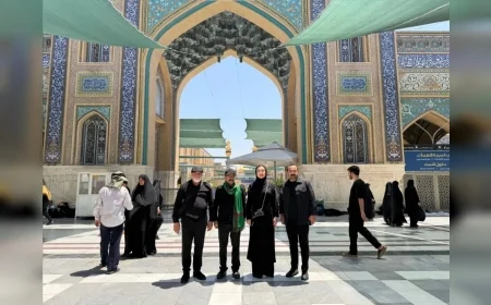 ALEVİ-BEKTAŞİ KÜLTÜR VE CEMEVİ BAŞKANI ESMA ERSİN ERBAİN MERASİMLERİ KAPSAMINDA IRAK'TA TEMASLARDA BULUNDU