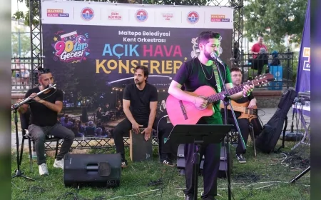 Maltepe Belediyesi Açık Hava Konserleri Girne Mahallesi’nde Yüzlerce Vatandaşı Müzikle Buluşturdu