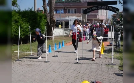 Düzce Belediyesi ‘Hareket Camide’ Projesiyle Kur’an Kursu Öğrencilerini Spor Etkinliklerinde Buluşturdu