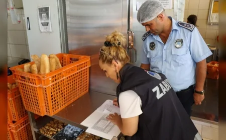 Yalova Belediyesi Zabıta Ekipleri Kent Genelindeki Fırınlarda Hijyen ve Mevzuat Denetimi Gerçekleştirdi