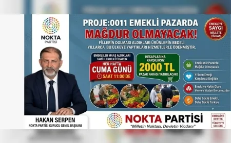 Nokta Partisi’nden Emeklilere Yönelik Yeni Destek Projesi: “Emekli Pazarda Mağdur Olmayacak”