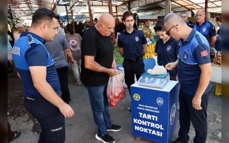 Buca Belediyesi Semt Pazarlarında Tartı Kontrol Noktalarıyla Güvenli Alışveriş Dönemi Başlattı