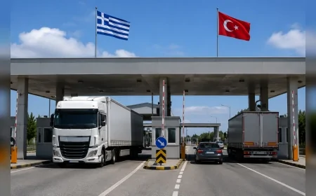 TİCARET BAKANLIĞI YUNANİSTAN SINIR KAPILARINDA SONA EREN İŞ BIRAKMA EYLEMİNİN ARDINDAN GEÇİŞLERİN NORMALE DÖNDÜĞÜNÜ AÇIKLADI