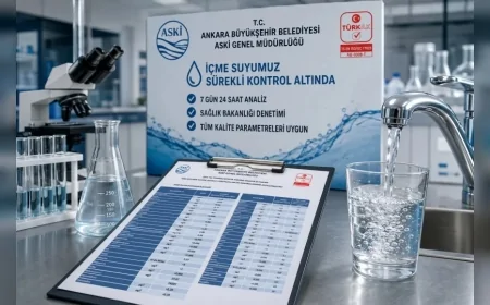 ASKİ: “Yeni analiz sonuçları Ankara şebeke suyunun tüm kalite parametrelerini karşıladığını teyit etti”