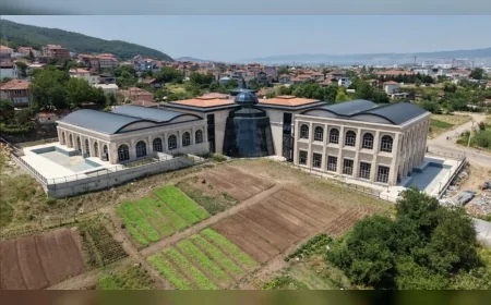 Kocaeli Büyükşehir Belediyesi’nin Başiskele Termal Tesisi Projesinde İnşaat Sona Yaklaştı