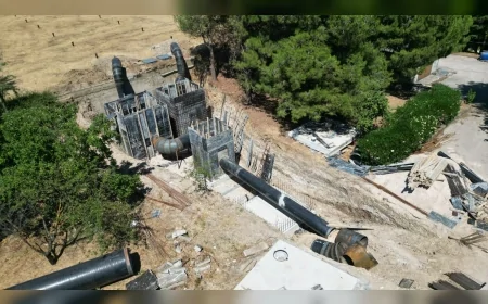 Bursa Büyükşehir Belediyesi Nilüfer’de İçme Suyu Kapasitesini Yüzde 50 Artıracak Projede Yüzde 70 Gerçekleşmeye Ulaştı